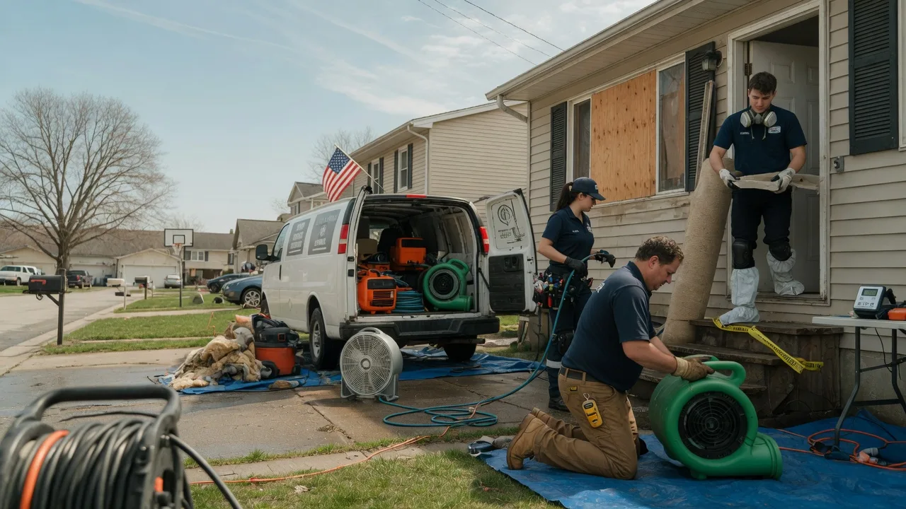 Water Damage Restoration in Prairie Du Sac, WI near me